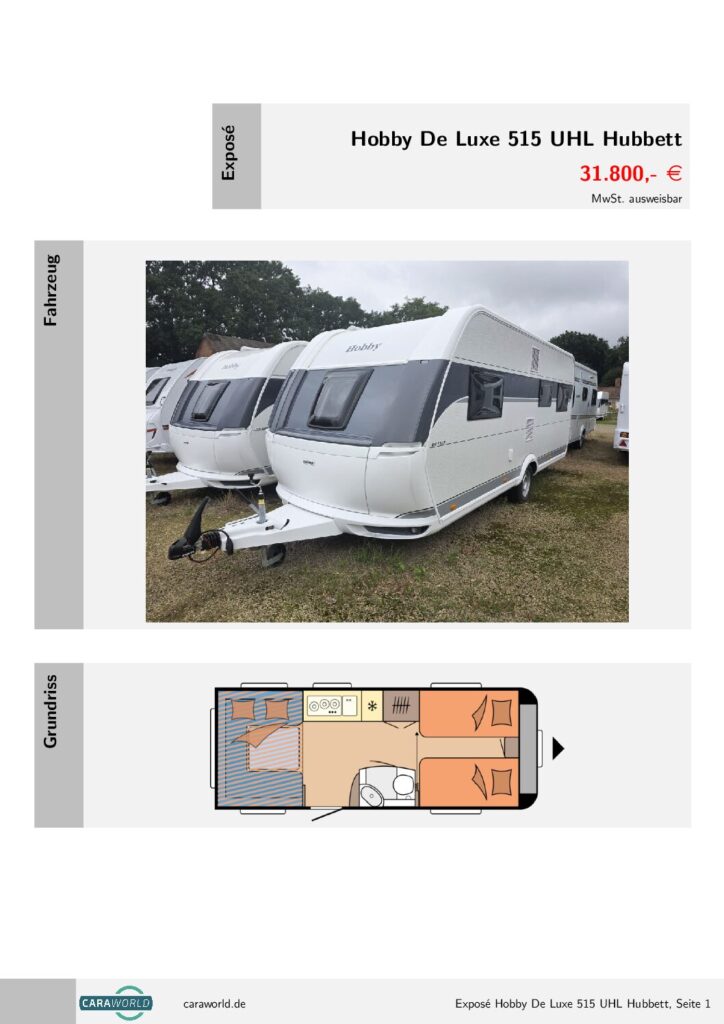 thumbnail of Hobby De Luxe 515 UHL – K24-100-432