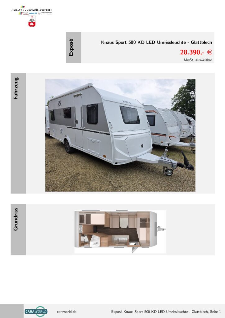 thumbnail of Knaus Sport 500 KD – K25-100-534