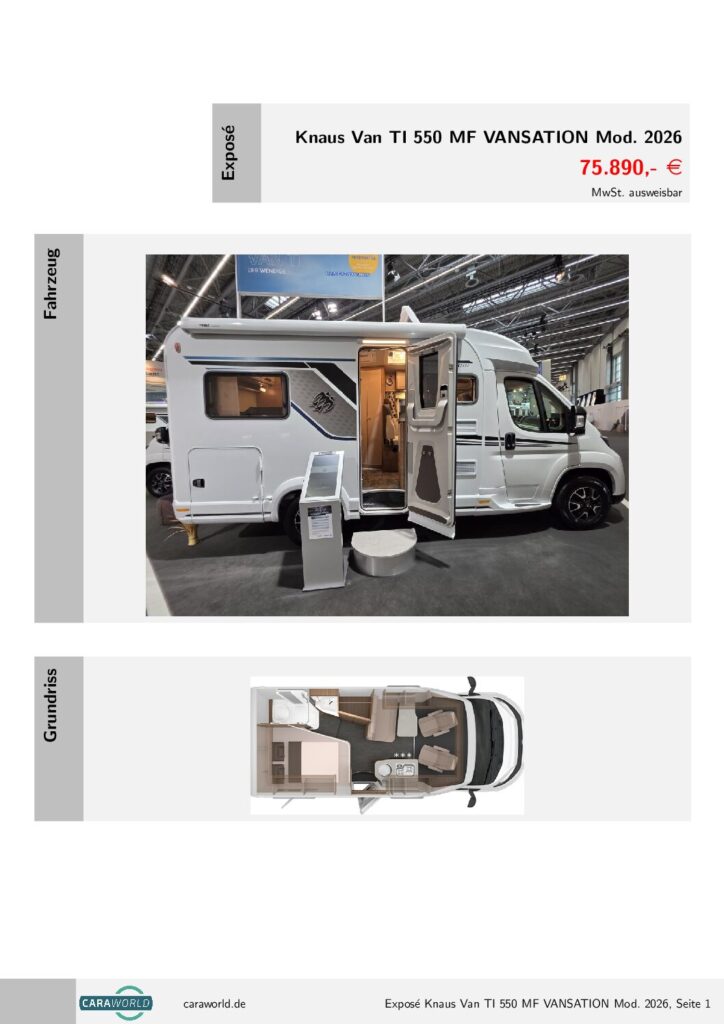 thumbnail of Knaus Van TI 550 MF VANSATION – K26-100-106