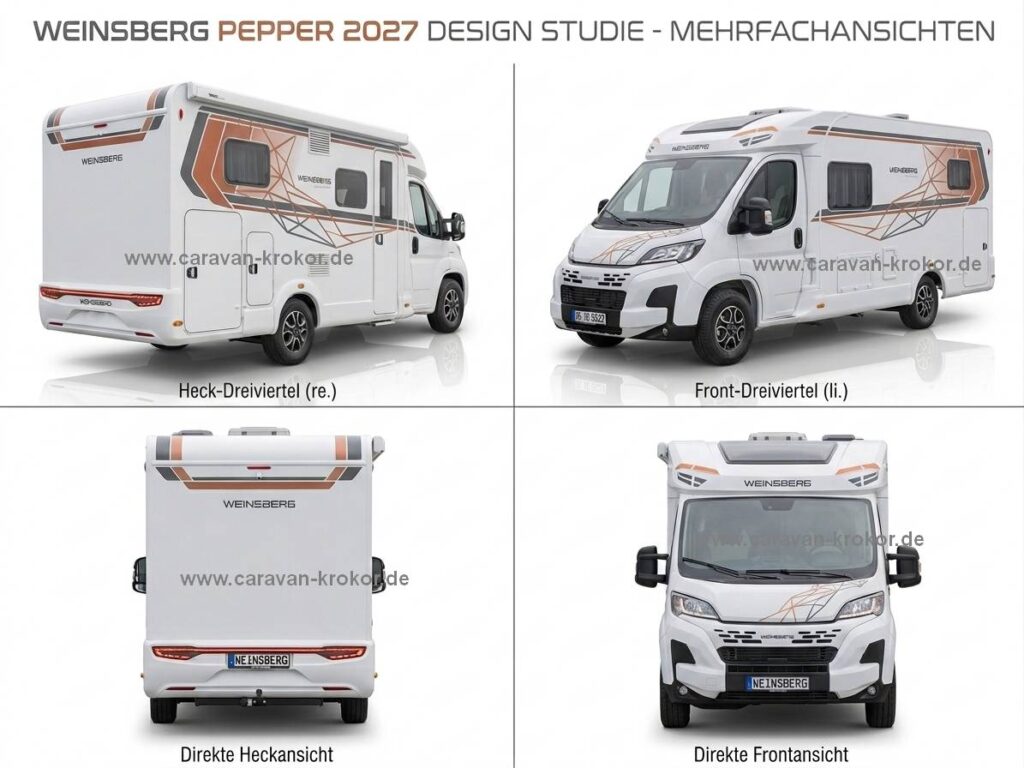 erste Bilder der neue Weinsberg Pepper 2026 - 2027