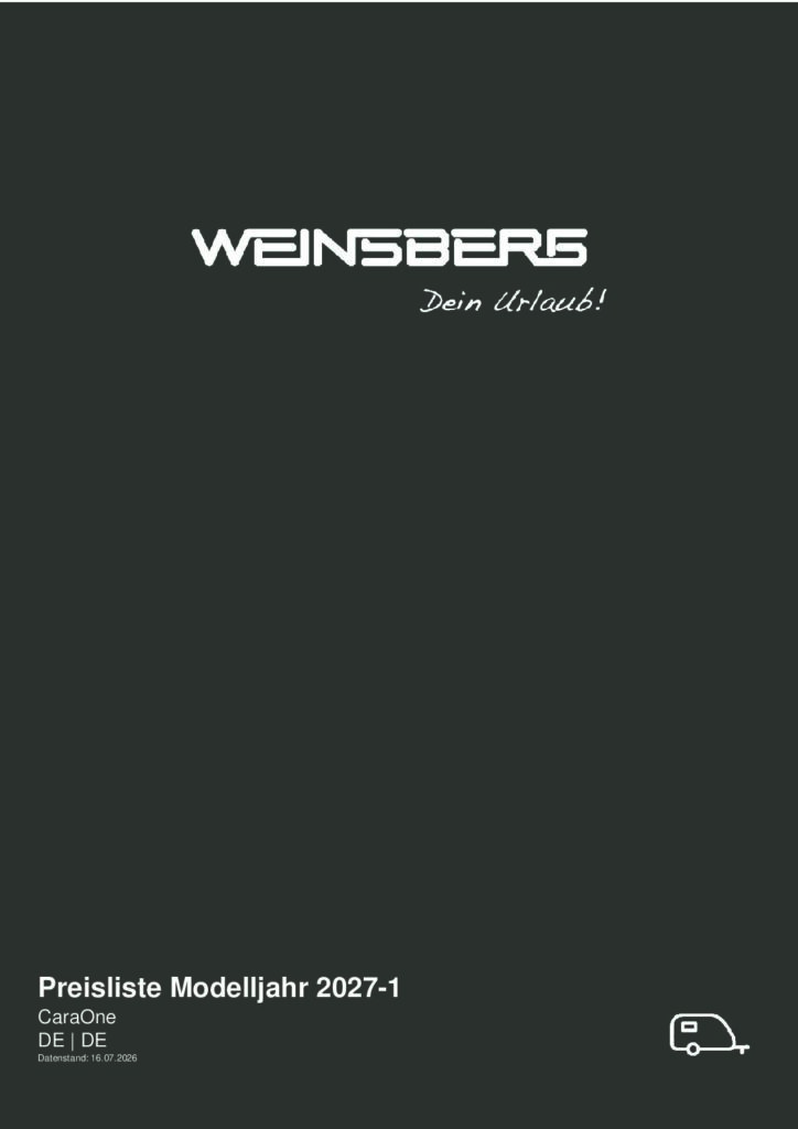 thumbnail of Weinsberg-CaraOne-2027-Preisliste-Technische_Daten